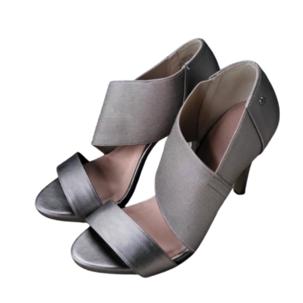 Simply Vera Women’s Heels Dress Shoes Metallic Pewter - Size 9 - Picture 5 of 12